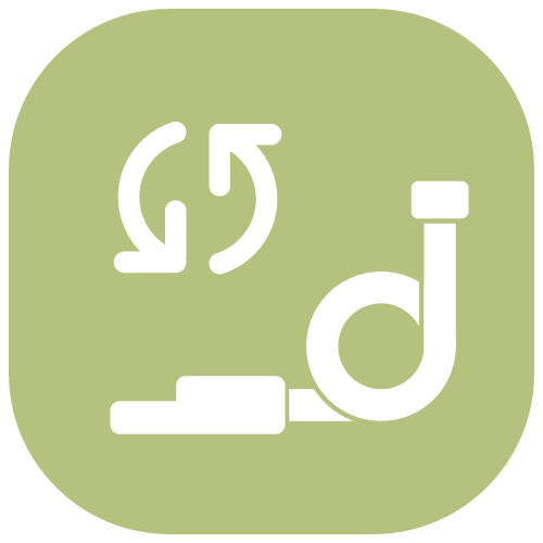 自動排泄処理装置の交換可能部品