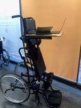 机仕事に最適? 昇降椅子&スタンディング車いす9